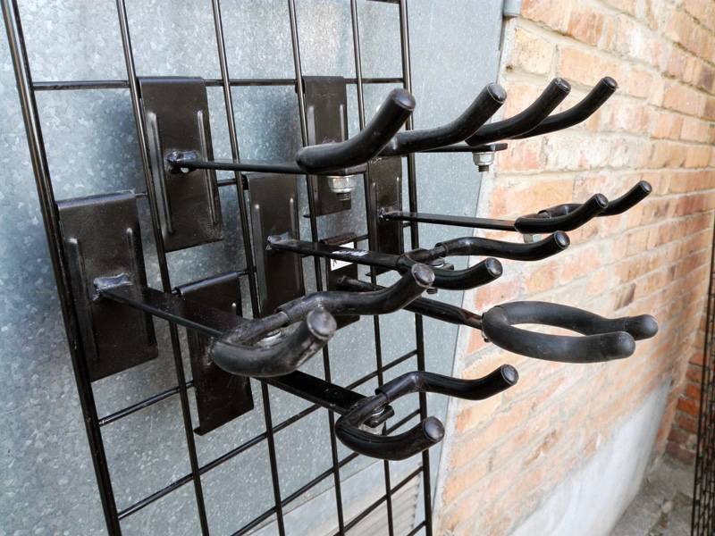 accesorio expositor giratorio instrumentos musica guitarra metal 11.5x23.5x8 6+1u